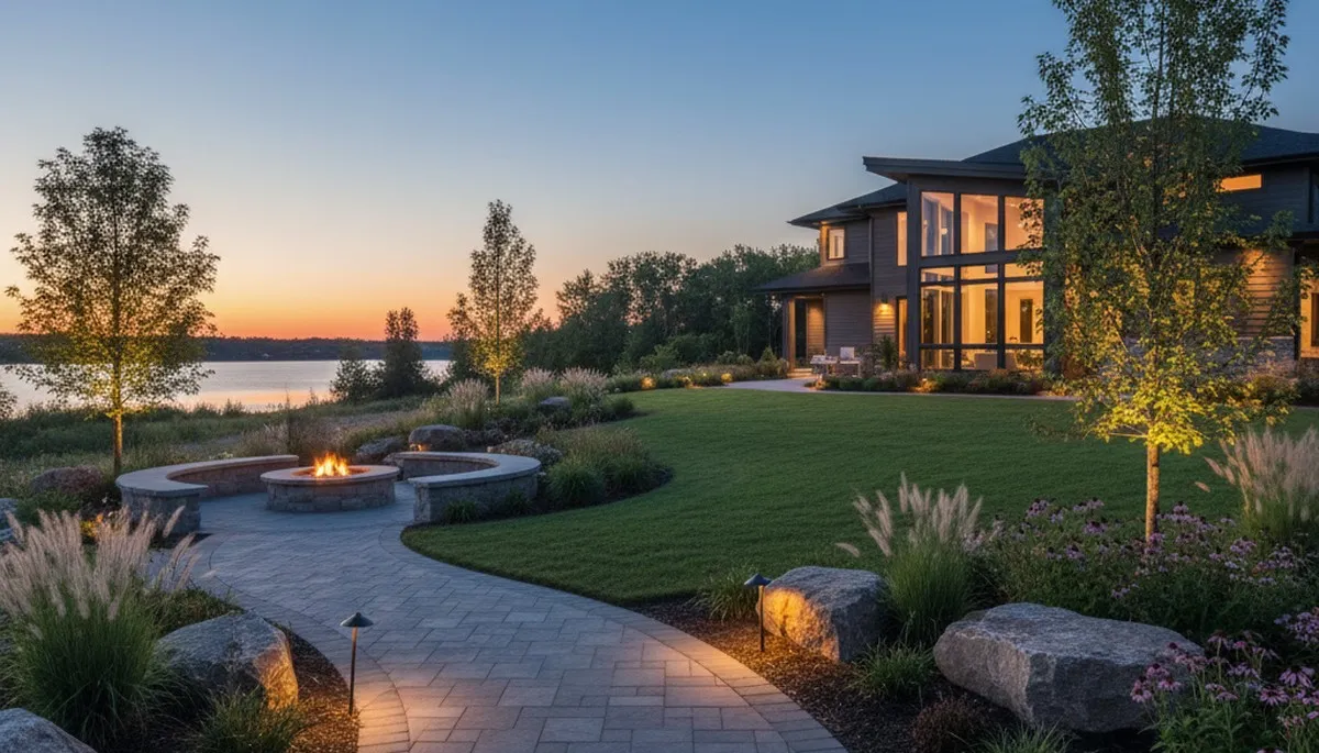 Landscaping crew provides lawn care service in Minneapolis, MN